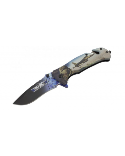 Нож карманный ALBAIONX RESCUE KNIFE 3D PRINT AIR FORCE
