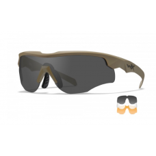 Защитные очки WILEY X ROUGE COMM дымчатые/прозрачные/ржавчина песок оправа