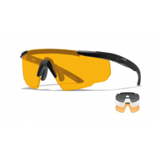  Защитные очки WILEY X SABRE ADVANCED GOGGLES SMOKE/CLEAR/RUST черная оправа