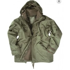 Куртка мембранная с флисом олива Германия